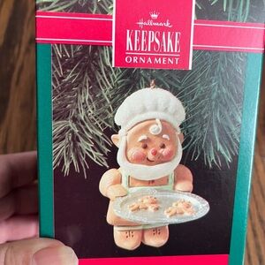 Hallmark Keepsake Ornament - Santa Chef with Silver Tray